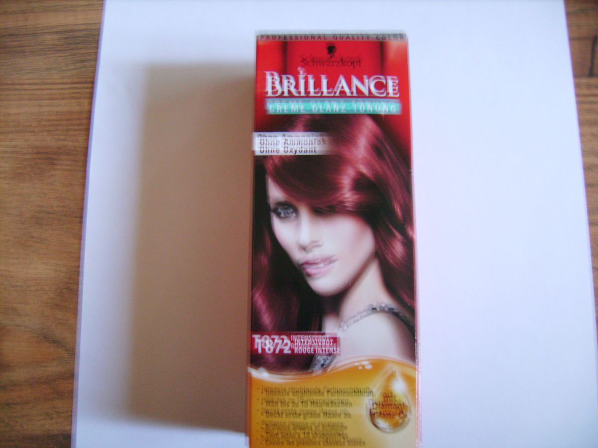 Schwarzkopf Brillance Creme   Glanz   Tönung T872 Neu & OVP