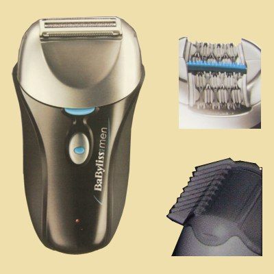 BaByliss Herren Epilierer   3 in 1 System   G 890 E