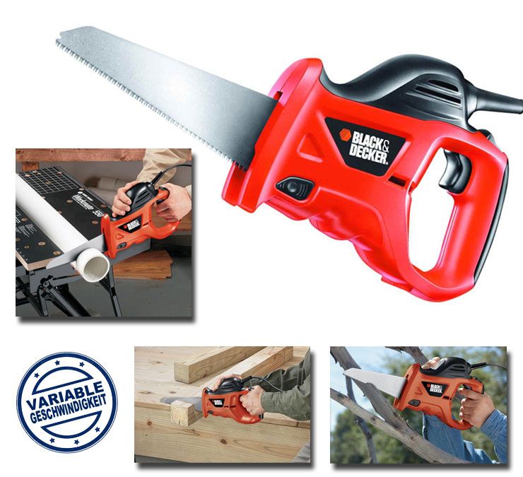 BLACK & DECKER KS 880 EC ELEKTRO HANDSÄGE FUCHSSCHWANZ SÄBEL ELEKTRO