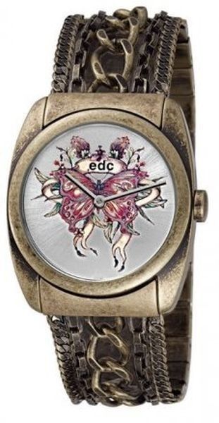 EDC by Esprit Damenuhr Vintage Style Rockn Roll Star   EE100212004