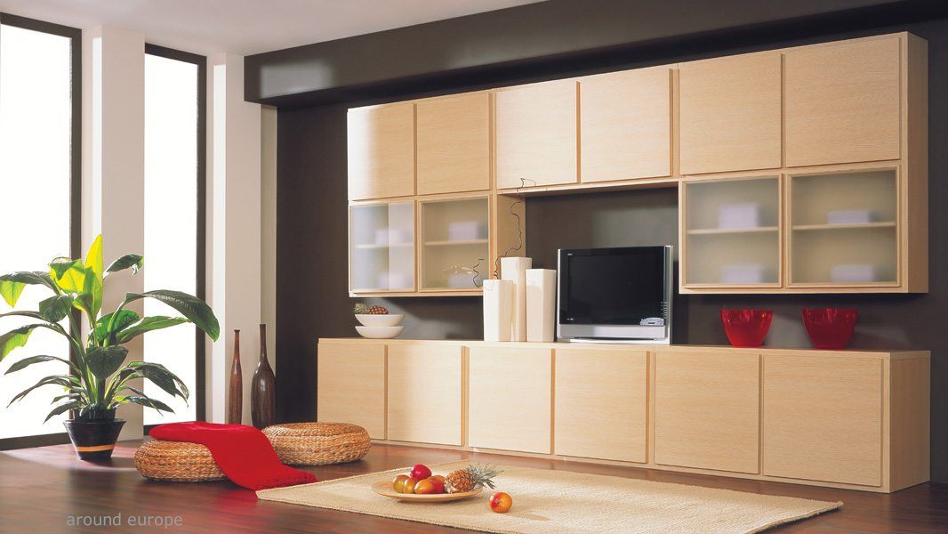 Wohnzimmer DOORS 8 in Eiche Milano oder Wenge NEU