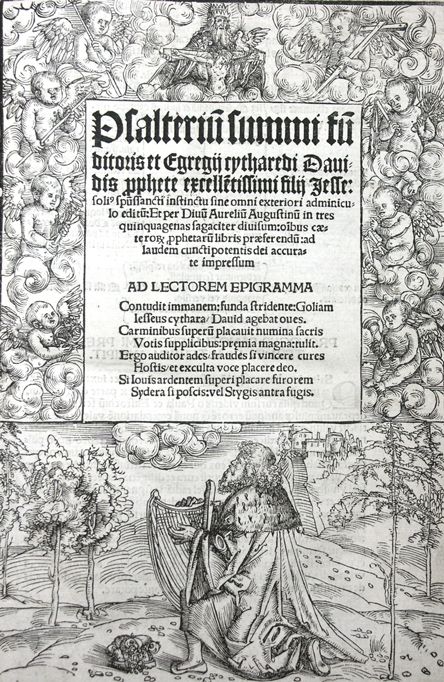 PSALTER VORLESUNGSKOMMENTAR LUTHER CRANACH LOTTER 1518