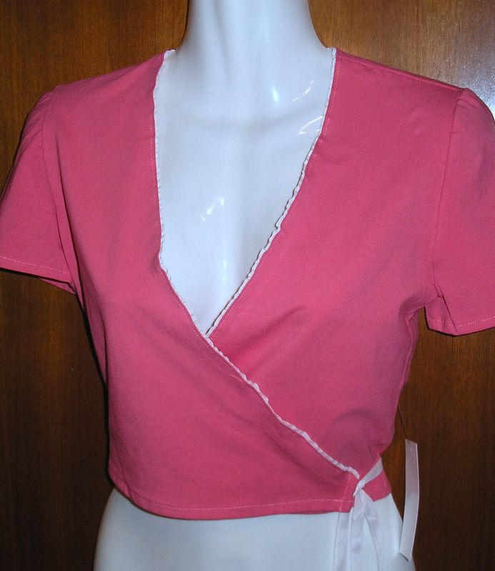 Shirt Top Sport Gr 34 36 hot pink NEU Wickeloptik fuer Aerobic Zumba