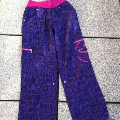 Zumba Shout Out Cargo Pants Amethyst/ Indigo, Gr. L, inkl. Tassels