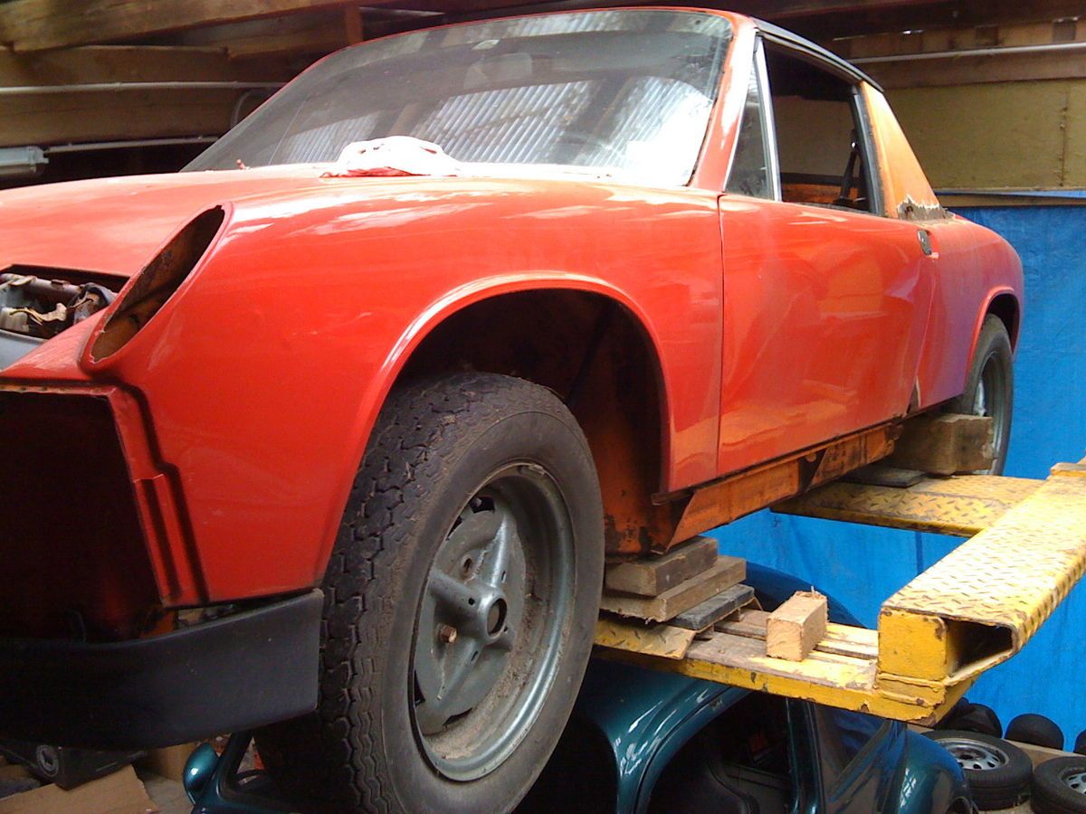 VW PORSCHE 914 2 0L EZ 1975 US Modell Oldtimer Restaurationsabbruch