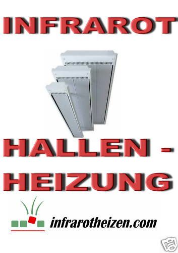 INFRAROTHEIZUNG   900 WATT   HALLENHEIZUNG