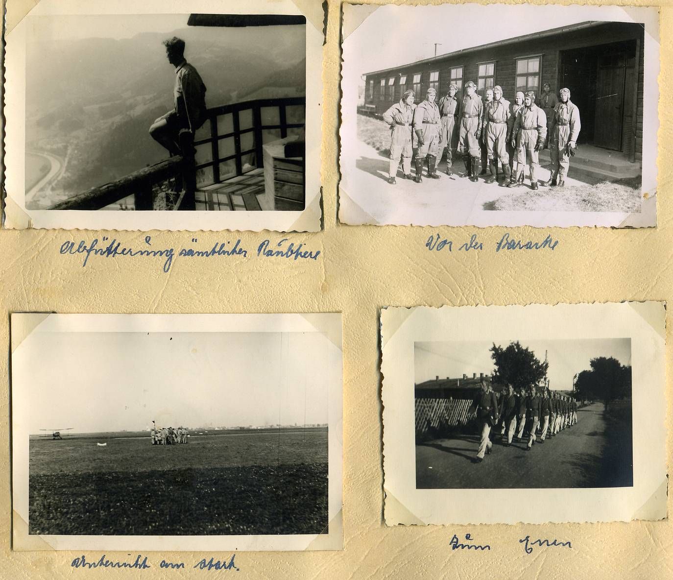 Fotoalbum Luftwaffe Flugzeuge Flugplatz Flugzeugführerschule Wien