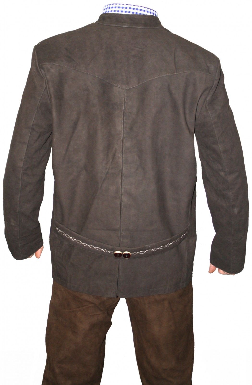 Trachtenjacke trachten lederjacke jacke Janker aus Ziegenleder