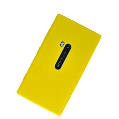 Case Hülle Schutz Etui + Folie für Nokia Lumia 920 Gelb