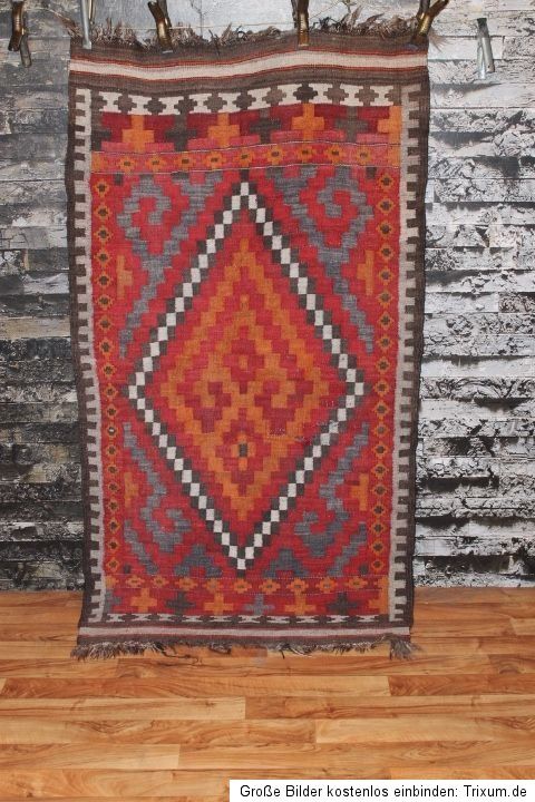 Orient Teppich Afghanistan Nomaden kelim afghan kilim Maimana 192x98cm