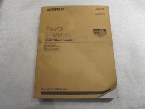 Ersatzteilkatalog Parts Catalog Caterpillar 950 G