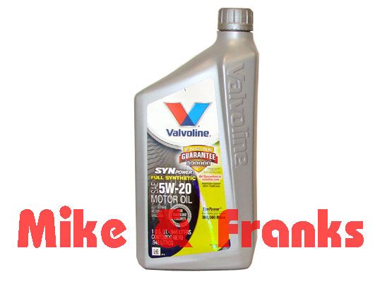 Valvoline 5W20 SYN Powe Motoröl Mustang Dodge Ram Hemi