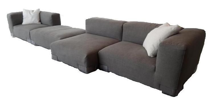 kartell PLASTICS DUO sofa PIERO LISSONI combination NEU