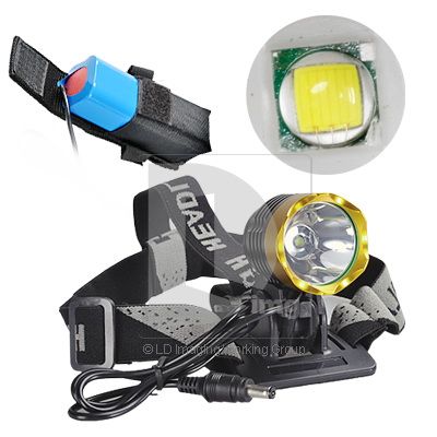 1000 1800lm Light Gold Fahrrad Litch CREE XM L T6 LED KopfLampe