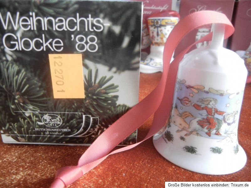 Hutschenreuther Weihnachtsglocken Porzellan 1978 bis 1999