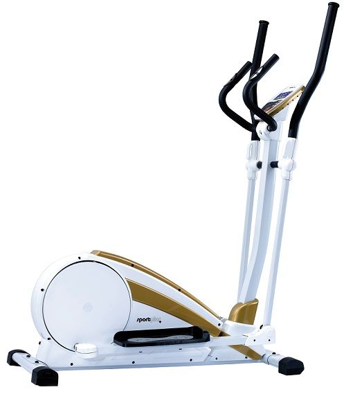 Sportplus Crosstrainer Ergometer, gold weiß