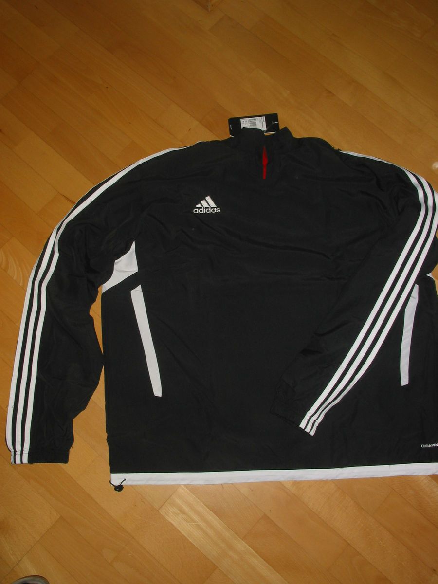 Adidas Trio11 Windbreaker Fussball schwarz/weiß Gr. S, L, XL