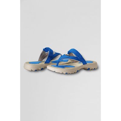 LANDS END Mädchen Trekking Zehensandalen Sandalen Mädchenschuh blau