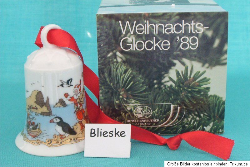 Hutschenreuther Weihnachtsglocken Porzellan 1978 bis 1999