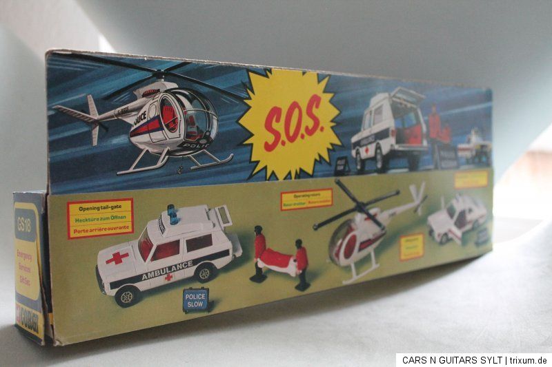 CORGI TOYS * GIFT SET 18 * SOS EMERGENCY SERVICES * OVP * 1975