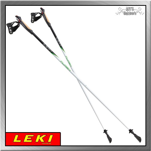 LEKI Nordic Walking Stöcke FLASH SHARK 70% Carbon 120cm