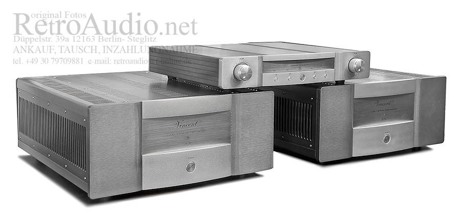 Vincent Sp 991 Power Endstufe 2x Vincent SA 91 Preamplifier