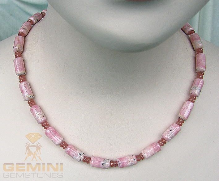 RHODOCHROSIT Kette rosa edelstein kette rhodochrosite