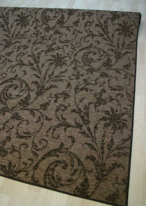 Teppich Feinschlinge CONTESSE 996 braun 250 cm br.